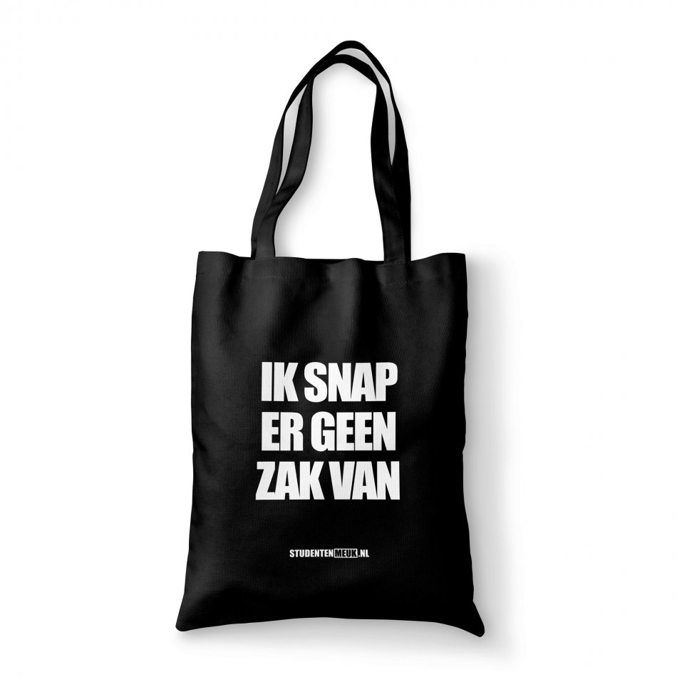 Ik snap er geen zak van