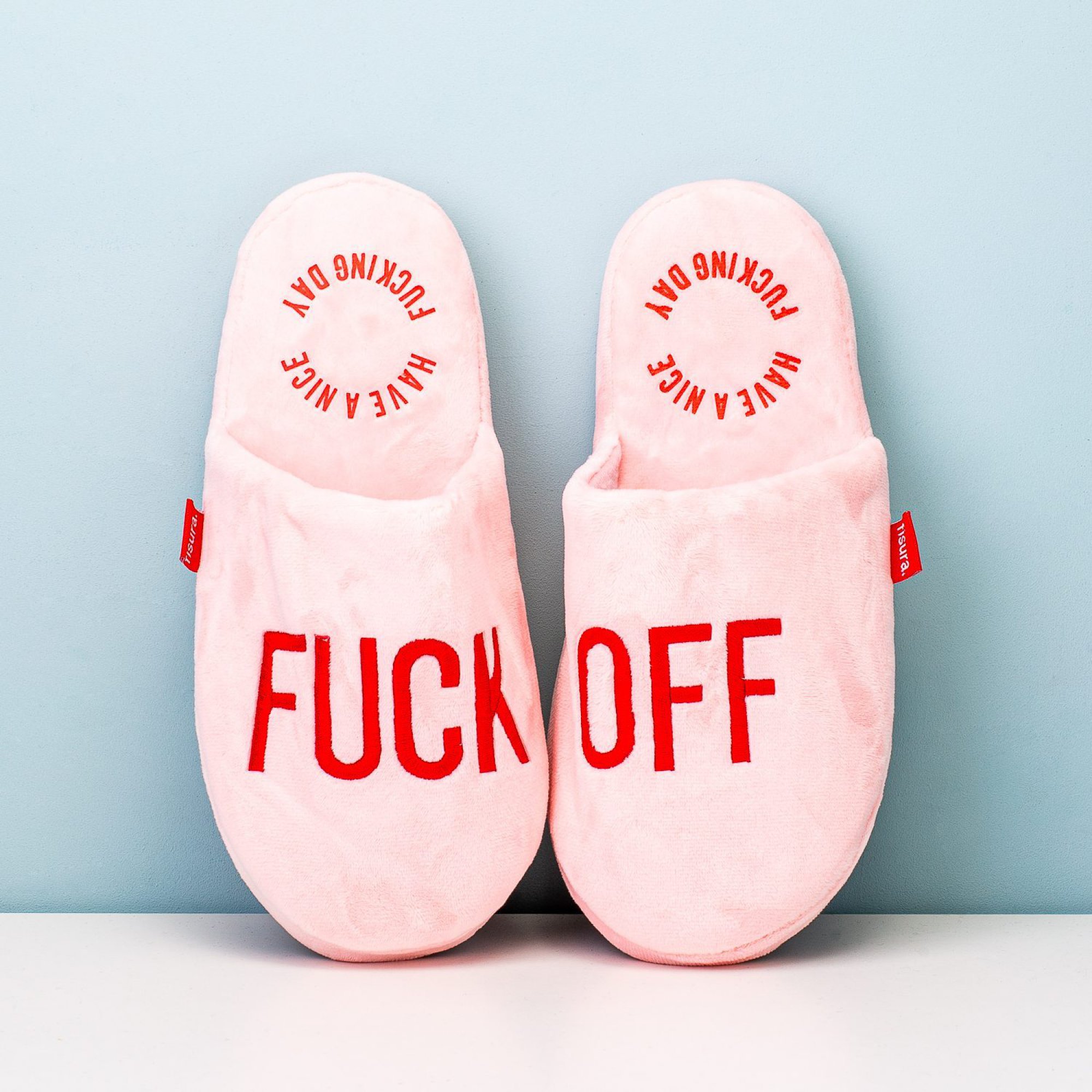 Fuck Off Slippers Pink - Studentenmeuk