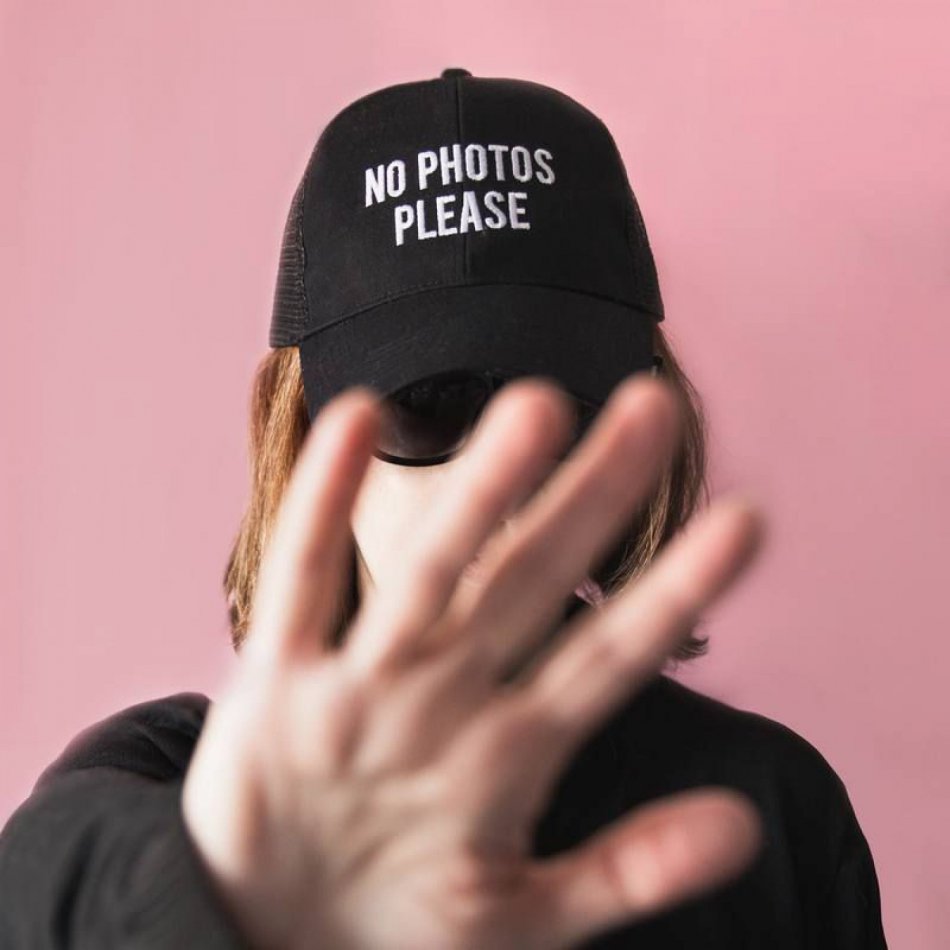 Baseball Cap No Photos Please