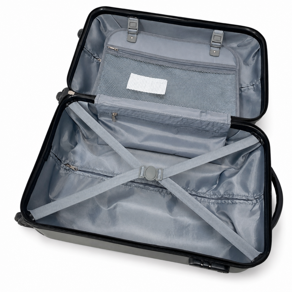 Luxurious traveller trolley grijs